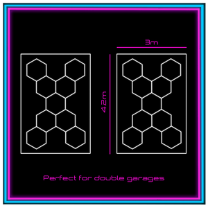 Garage online hex lights