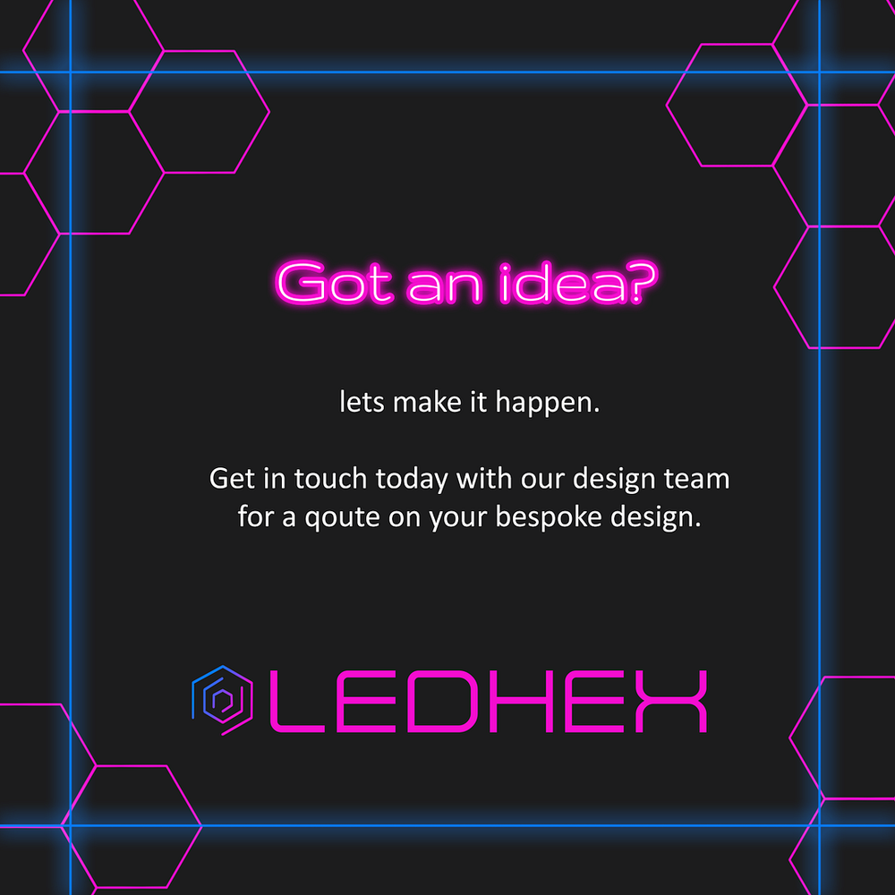 LedHex Ultrabright 6500k LED Hex Lights - Honeycomb Hex Grid