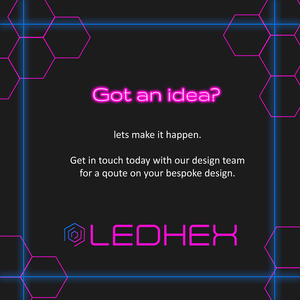 LedHex Ultrabright 6500k LED Hex Lights - Honeycomb Hex Grid