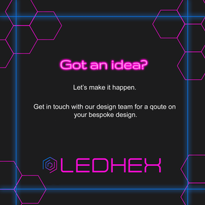 LedHex Hexagon Ultrabright 6500k LED Hex Lights - 2 Hex Grid System